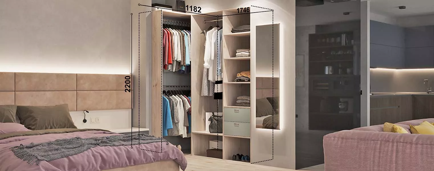 Гардеробная сет 3 - фото No 4
