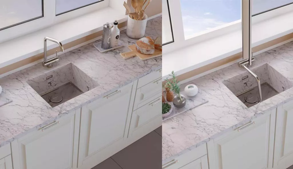 Смесители и мойки для кухни. Модные тренды 2024-2025 - фото №6